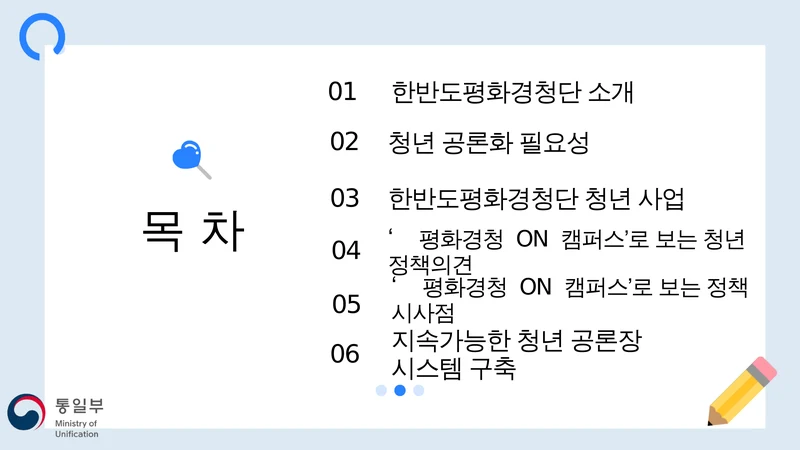 한반도평화공존 청년공론장 마련과 정책과제 2페이지