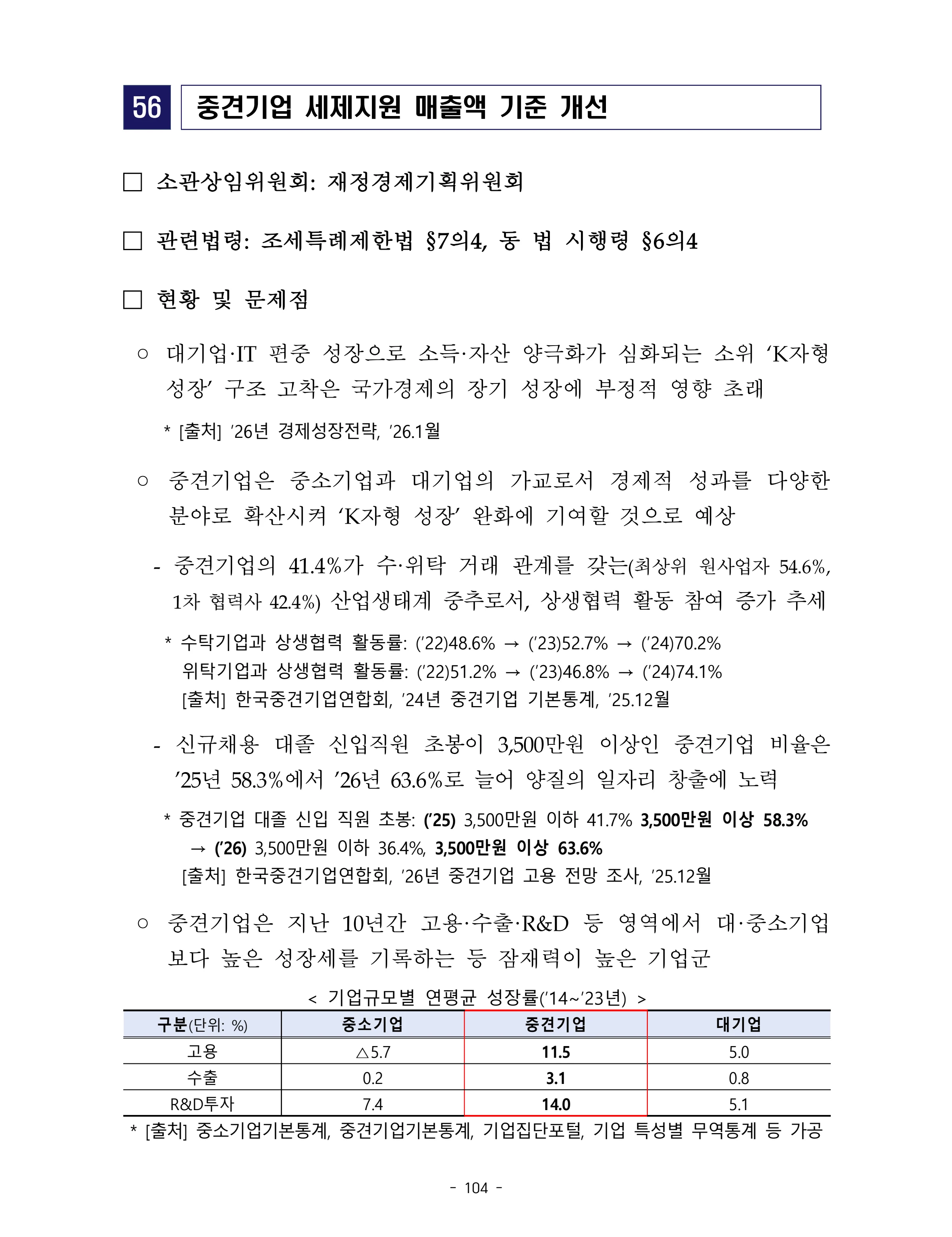 제22대 후반기 국회에 드리는 중견기업계 정책제언 121페이지