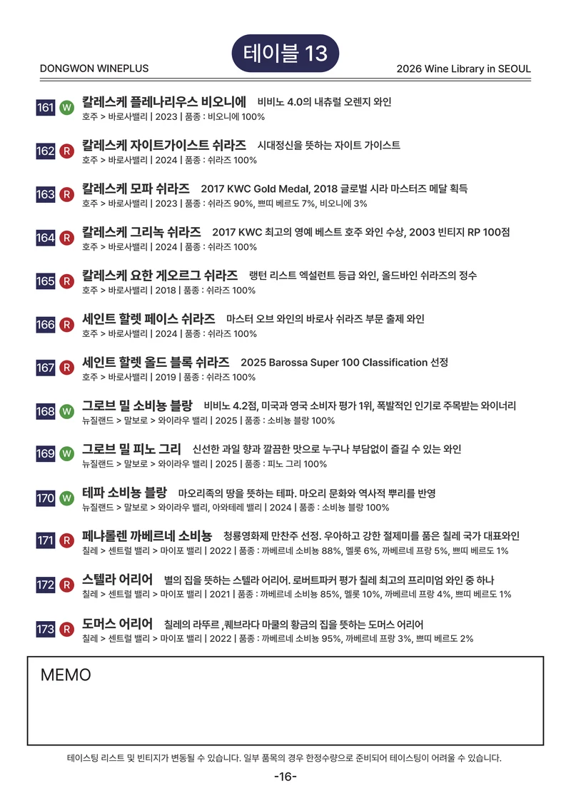 2026 Wine Library - 그랜드 테이스팅 in SEOUL 16페이지